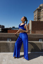 Load image into Gallery viewer, Nia Wide Leg Joggers Royal Blue