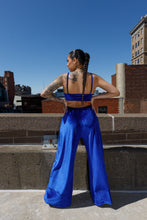 Load image into Gallery viewer, Nia Wide Leg Joggers Royal Blue