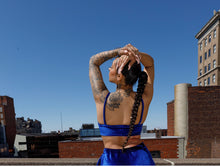Load image into Gallery viewer, Nia Cowl Tank Royal Blue