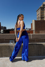 Load image into Gallery viewer, Nia Wide Leg Joggers Royal Blue