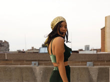 Load image into Gallery viewer, “Nia” Olive Velvet Cowl Neck Tank
