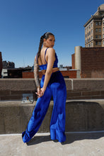 Load image into Gallery viewer, Nia Wide Leg Joggers Royal Blue
